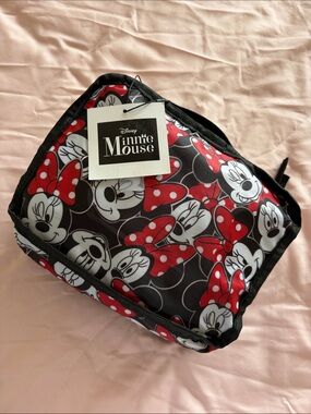 Set of 5 Disney Minnie Mouse Red & Black packing cubes NWT